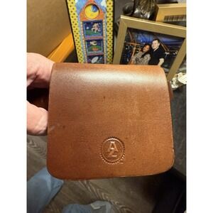 Vintage Buffalo Leather Belt W/Utility Pouch - M